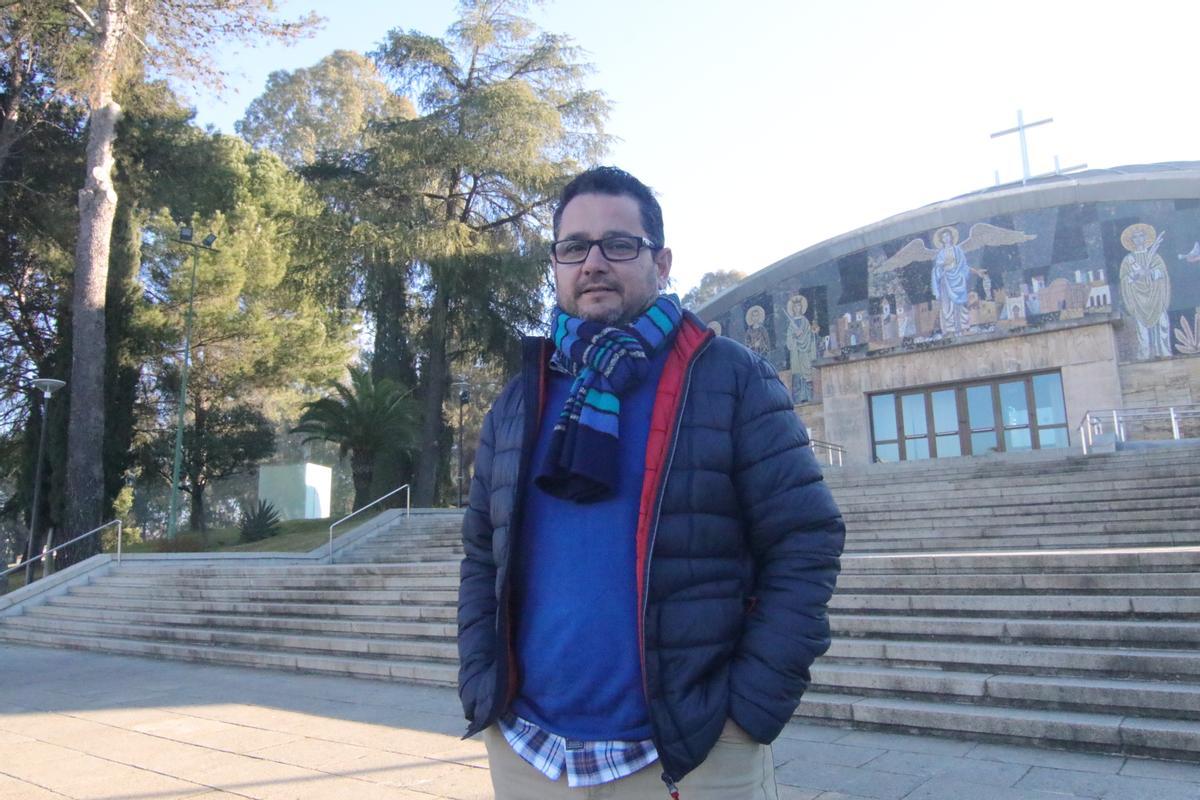 Alejandro Rodríguez, investigador de la Universidad de Córdoba, en Rabanales.