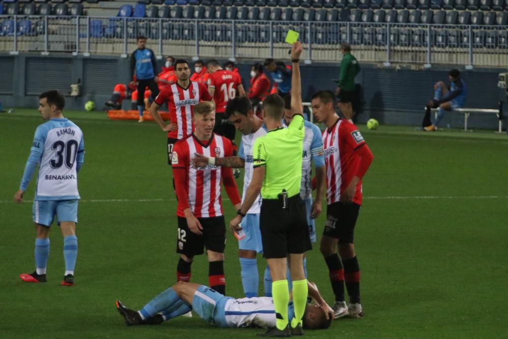 Partido de la Liga SmartBank: Málaga CF - Logroñés.