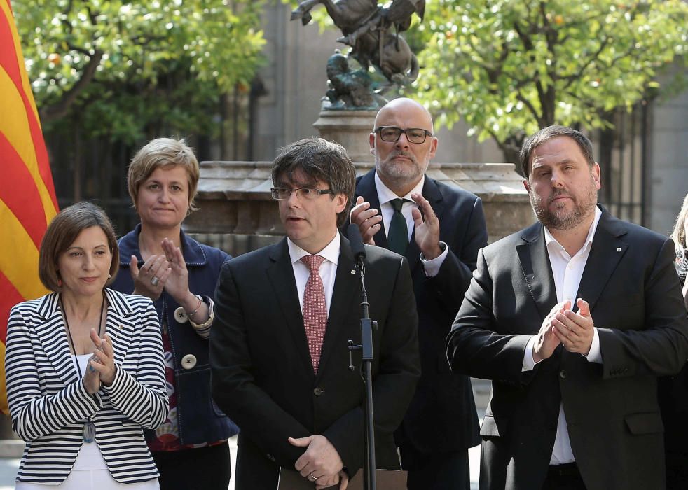 Puigdemont fixa la data i la pregunta del referèndum