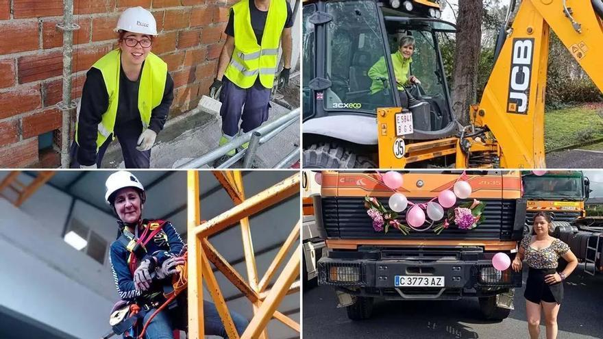 El salto de las mujeres a la construcción en Galicia se dispara un 80% en una década