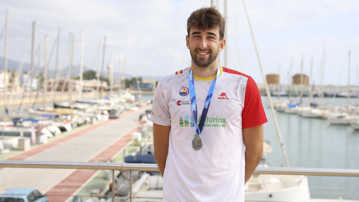 Javier Arego, subcampeón del Mundial de kayak-polo.