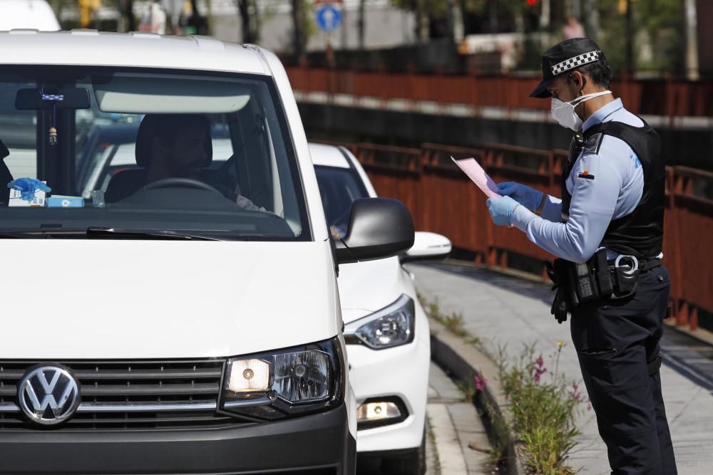 Més controls policials dintre de Girona