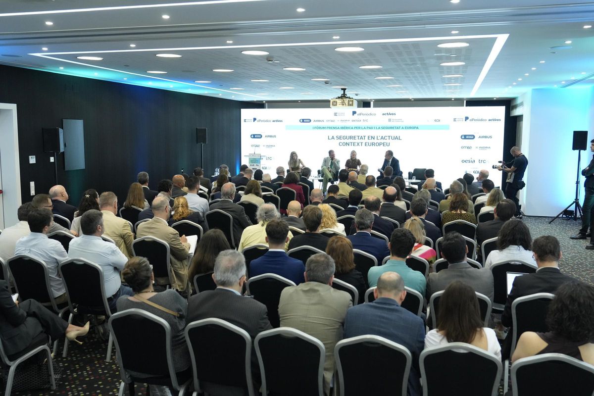 Un momento del Foro Prensa Ibérica para la Paz y la Seguridad en Europa