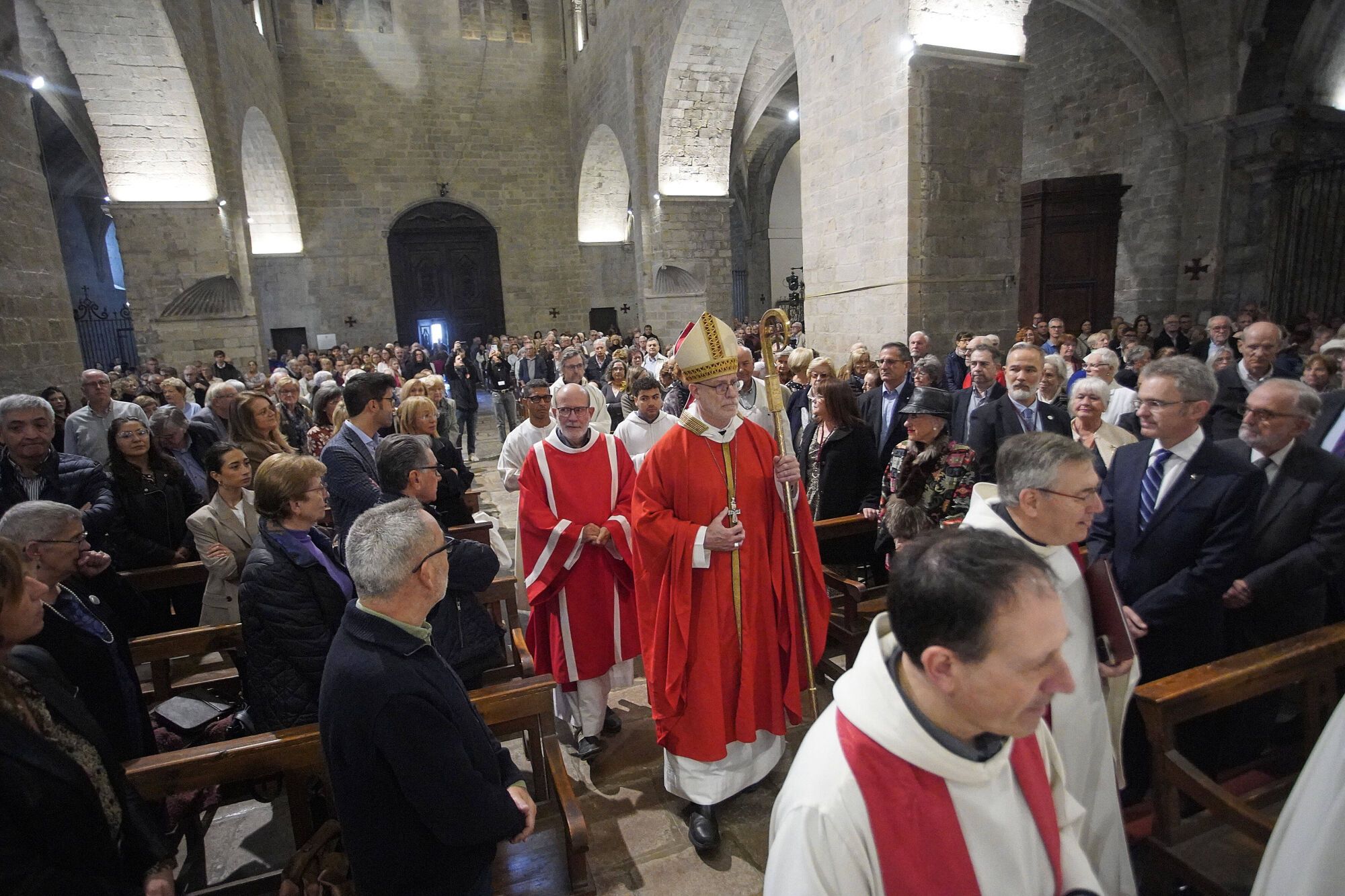 Girona Basílica de Sant Feliu missa de Sant Narcís El Bisbe de Girona evoca Sant Narcís per combatre "la guerra, la fam i la manca d'una vida digna"