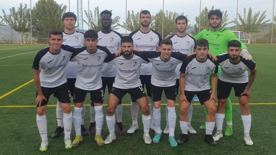 Equipo inicial del CE la Font en Cocentaina