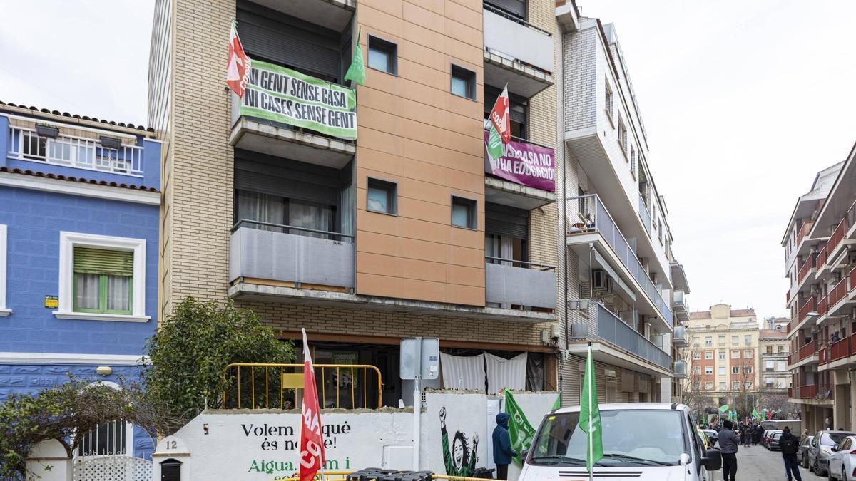 El bloc situat al passatge Tudela, 11, del barri de la plaça Catalunya