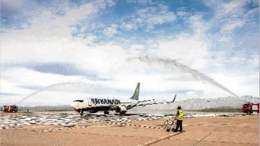 L&#039;aeroport de Castelló rep el primer avió en 4 anys i mig