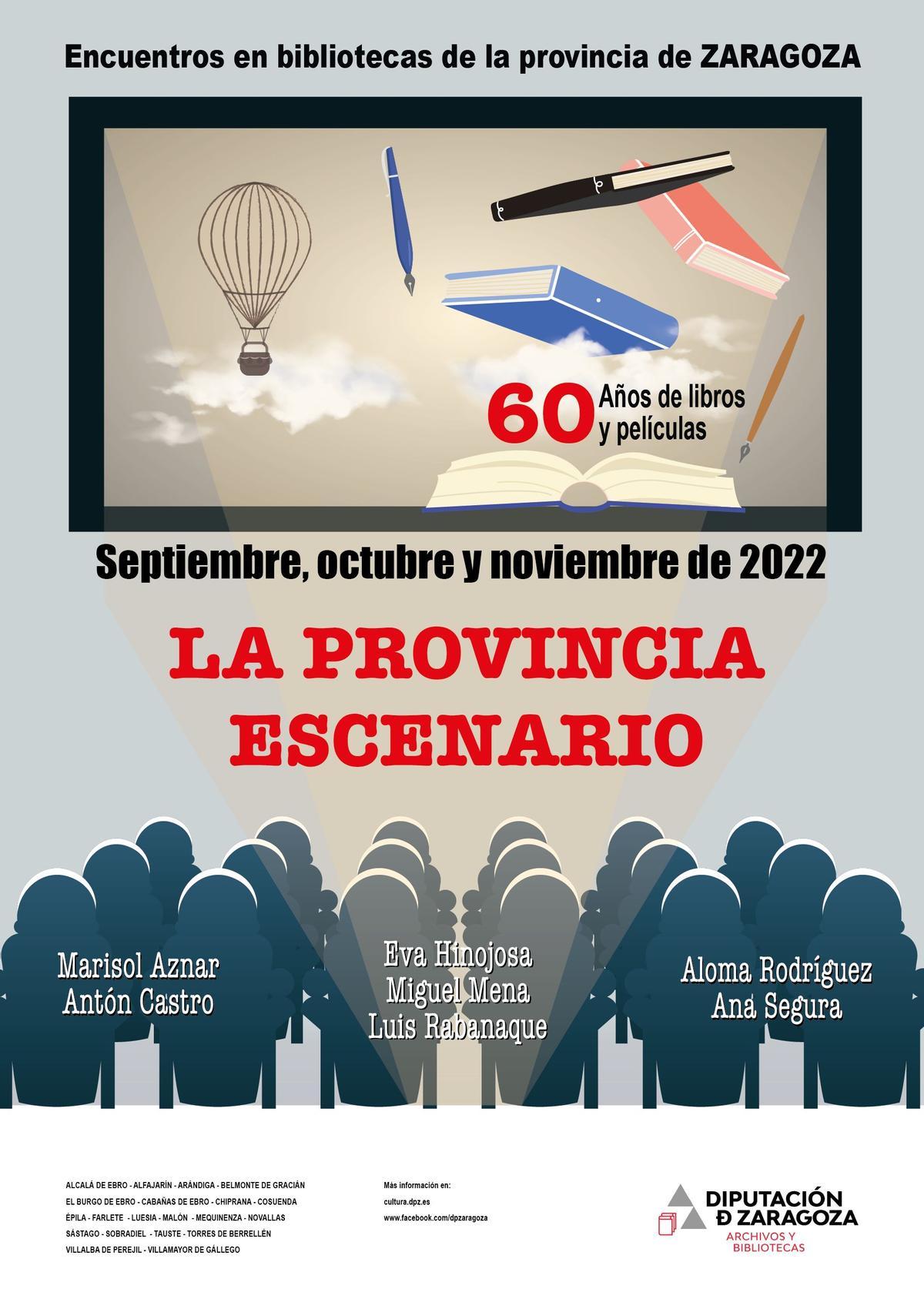 El cartel del ciclo de coloquios.