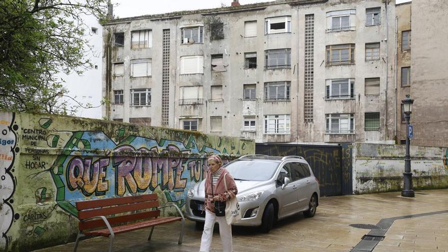 Así está el plan para construir 55 pisos nuevos, un parking y una plaza a escasos metros del ayuntamiento de Avilés