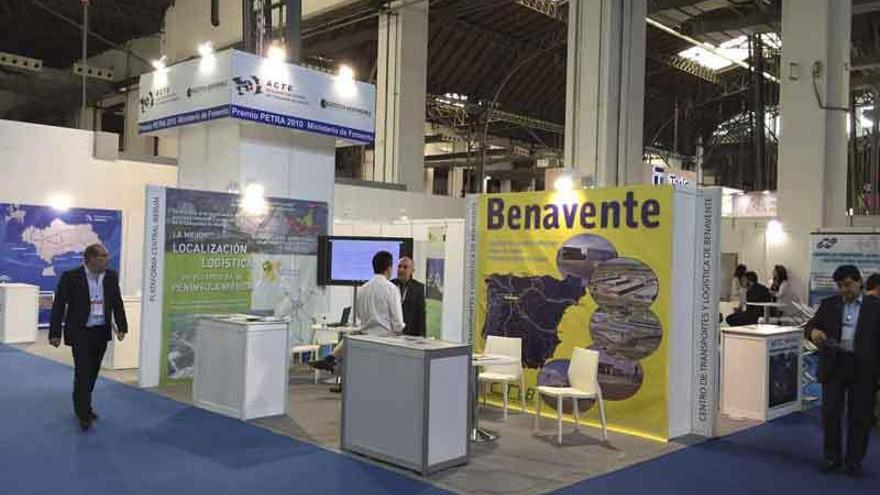 Stand de Benavente, en la Feria de Logística recientemente celebrada en Barcelona.