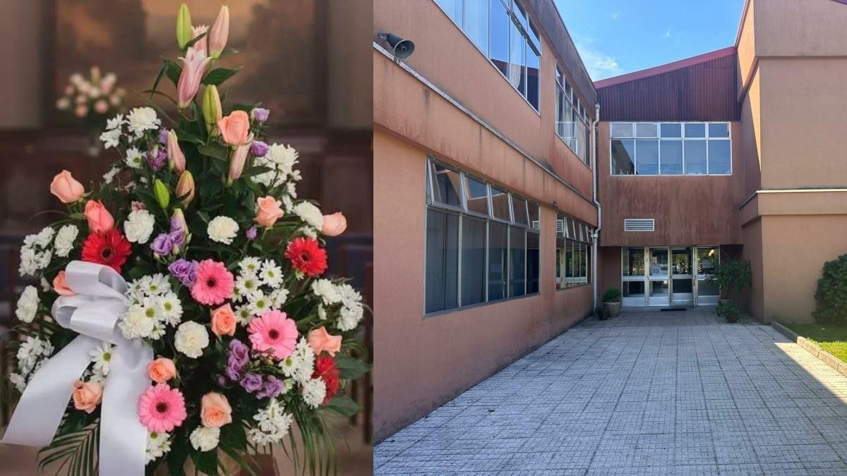 A la derecha, vista del Colegio Alca.