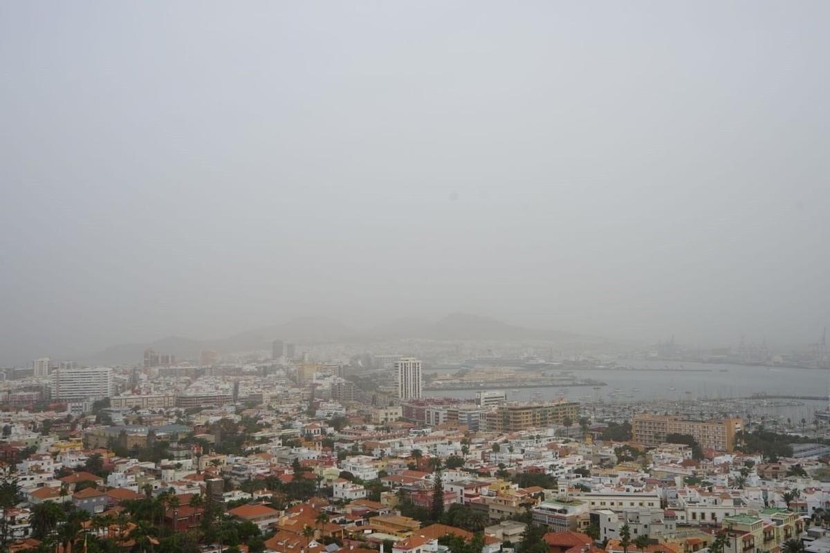 Calima en Las Palmas de Gran Canaria