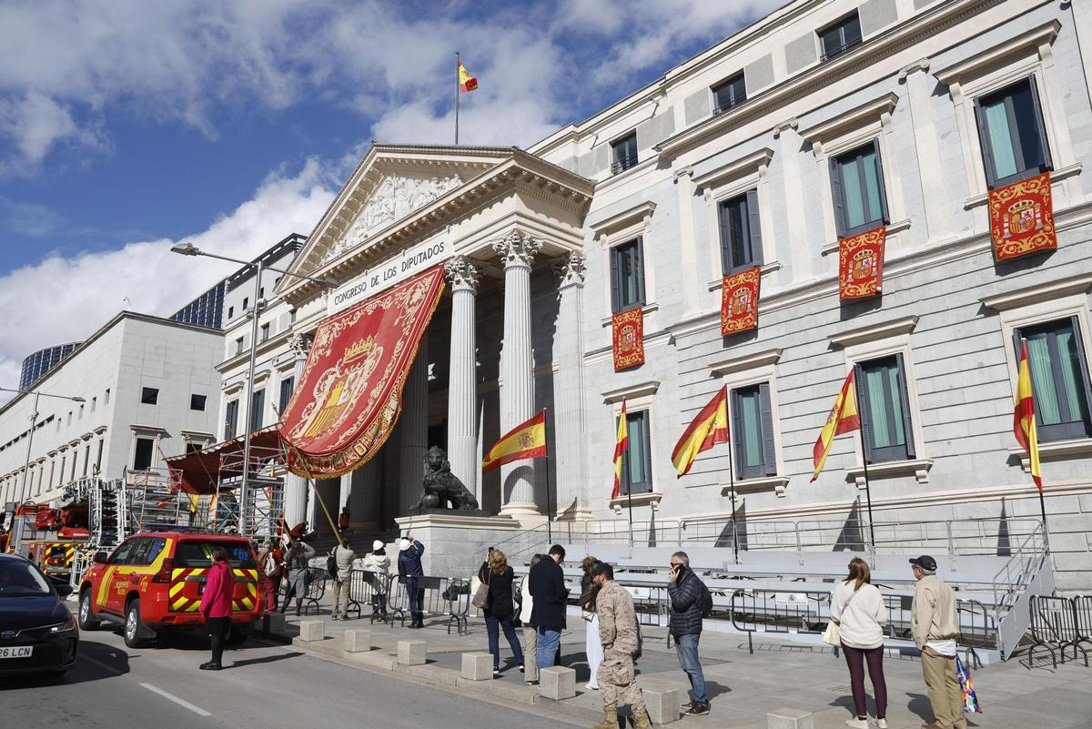 Madrid se engalana para la jura de la Constitución de Leonor