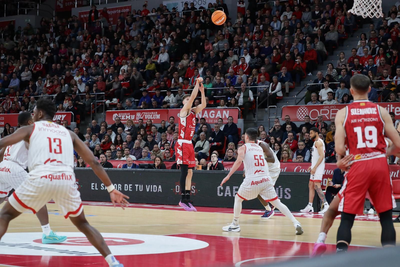 Así ha sido el partido entre el Casademont Zaragoza y el Baxi manresa