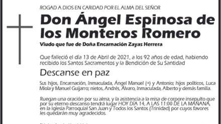 Ángel Espinosa de los Monteros Romero - Diario Córdoba