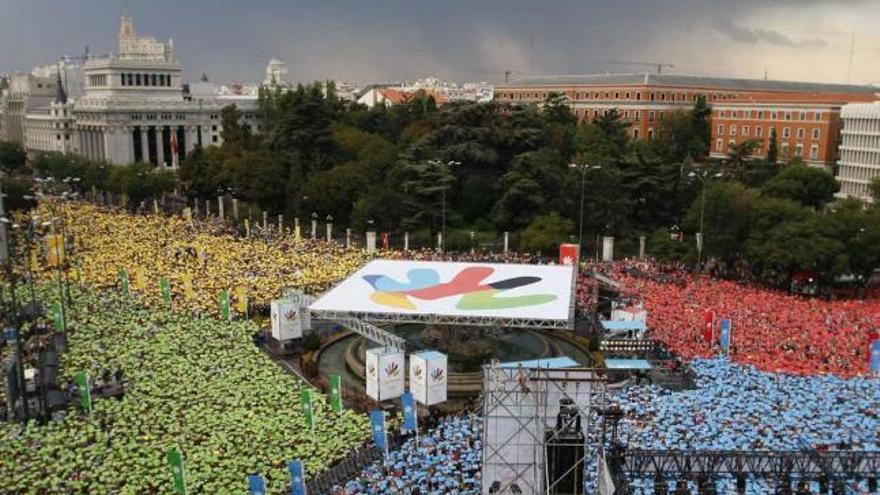 Madrid se volcó ayer en el ´Día de la Corazonada´.