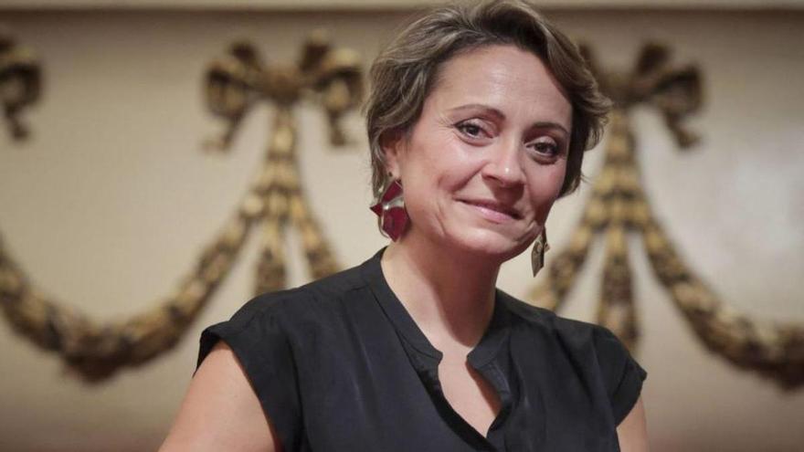 Giorgia Guerra, en el teatro Campoamor.  | IRMA COLLÍN