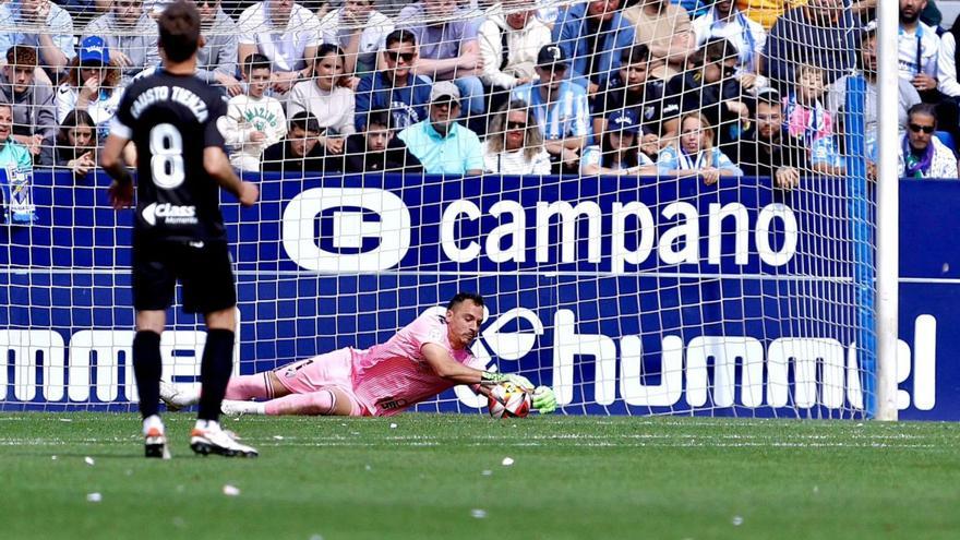 Alfonso Herrero lleva 611 minutos sin encajar gol (descuentos incluidos).