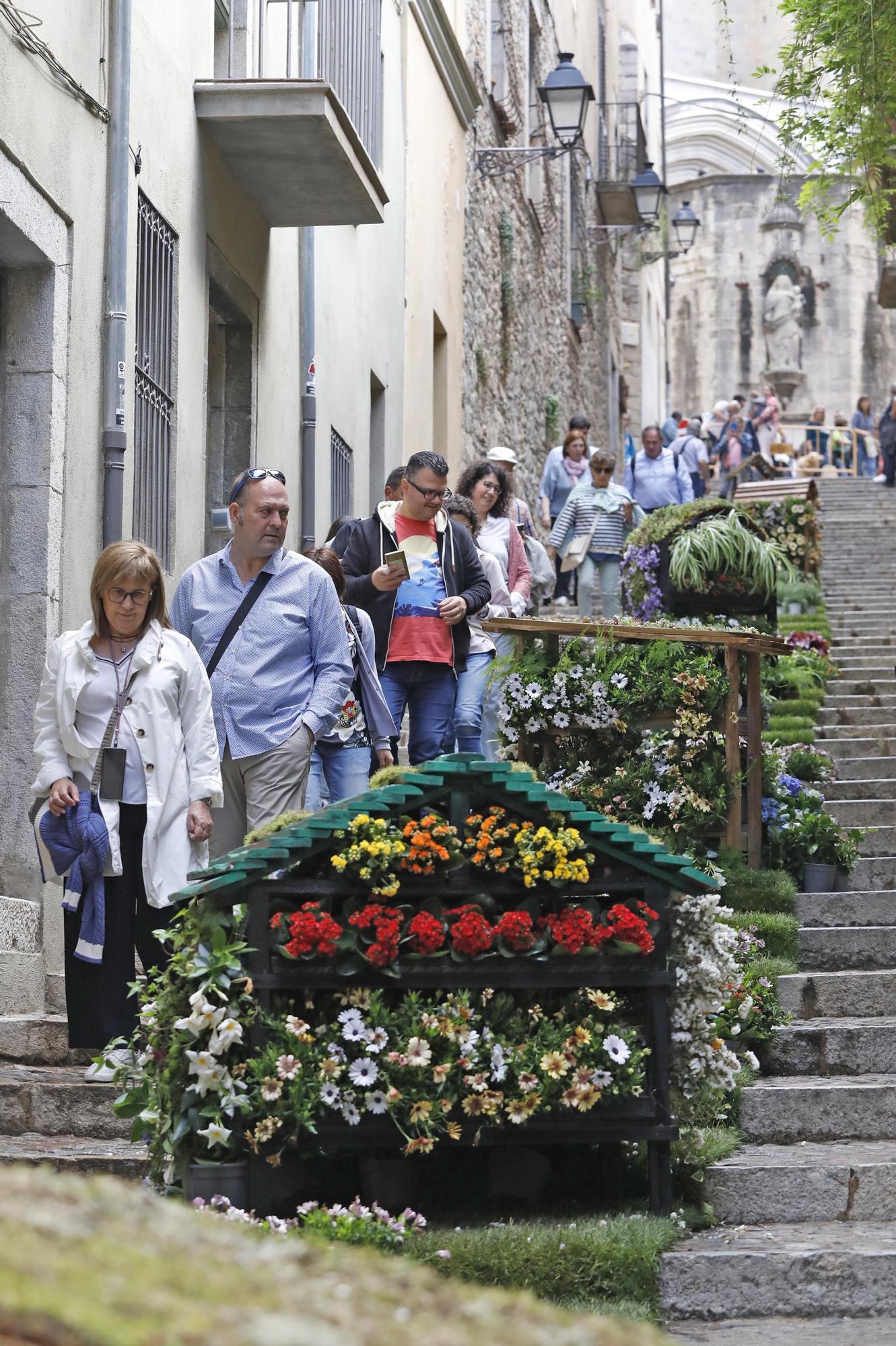 Allau de visitants a Temps de Flors : 14 de maig de 2023