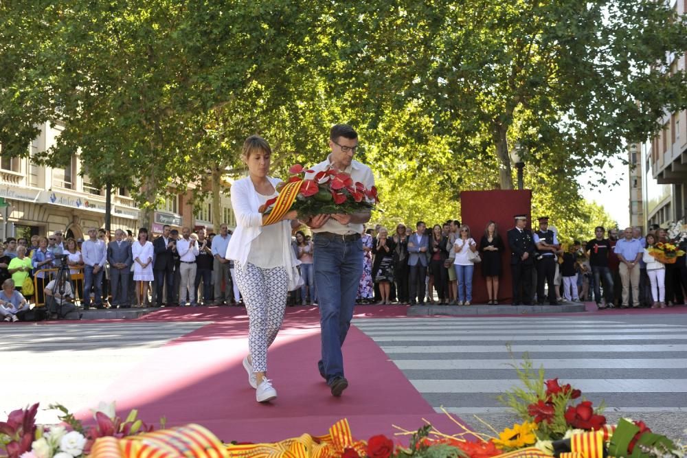 Ofrena de la Diada 2017 a Manresa