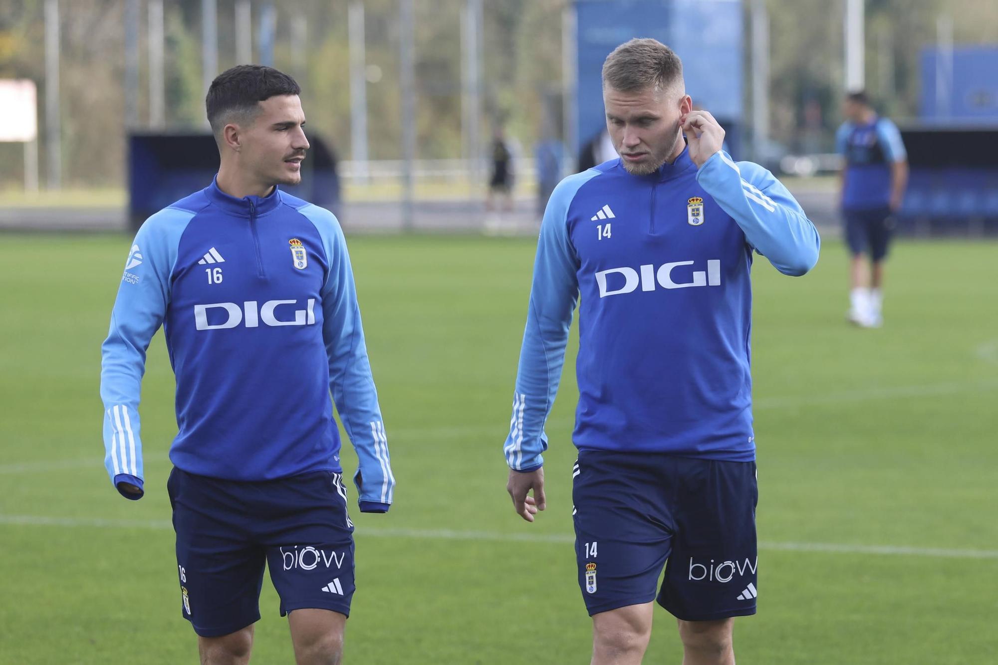 EN IMÁGENES: el entrenamiento del Oviedo