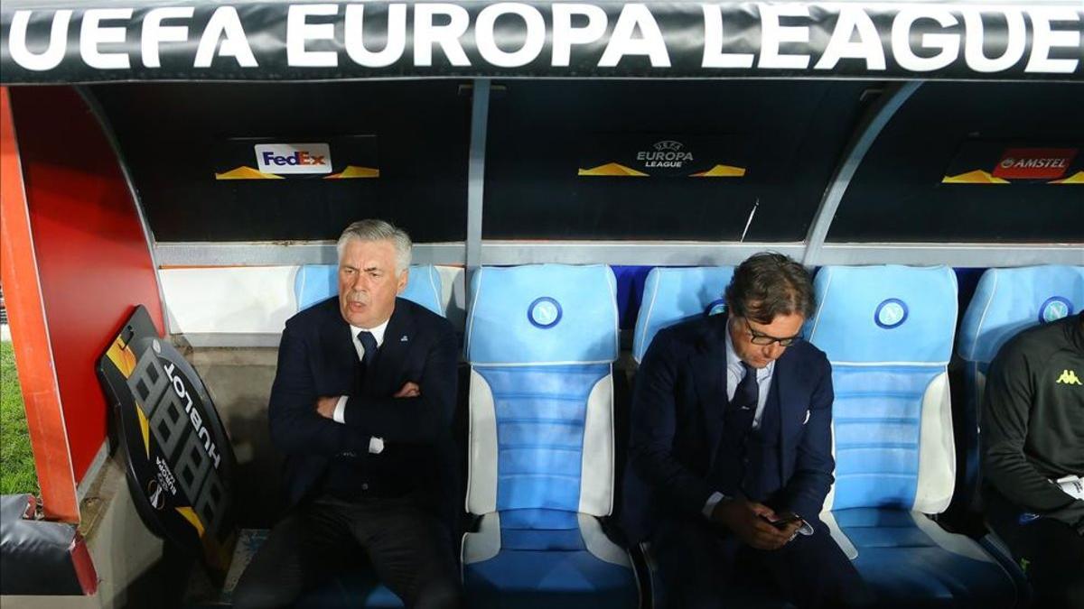 Ancelotti se ha quedado cin Europa League ni Serie A