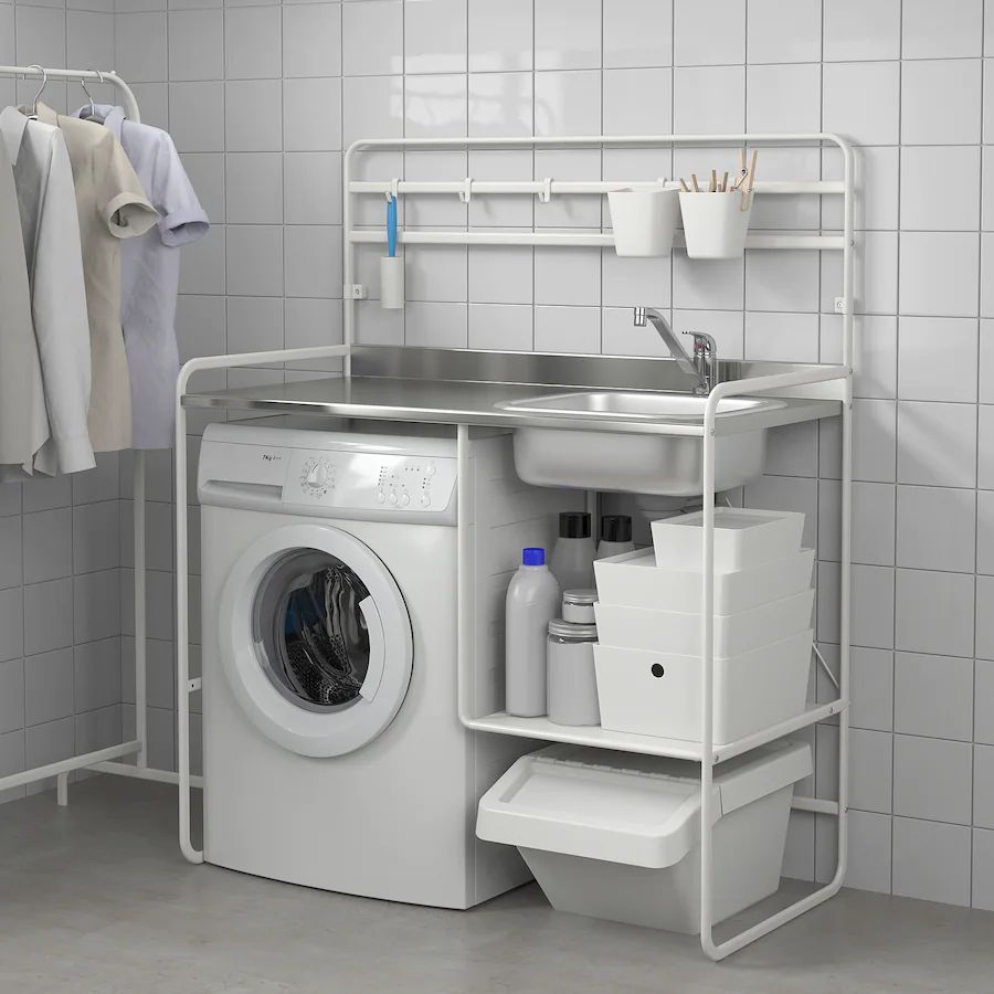 Cocinas Ikea | Una mini cocina o un práctico lavadero podrás conseguir con esta práctica estructura