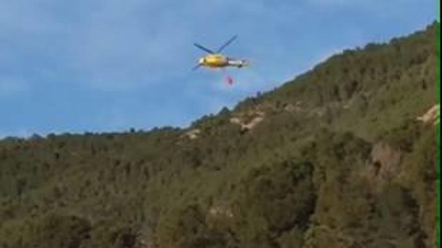 Detenido un indigente por causar el incendio forestal que sobresaltó Ador