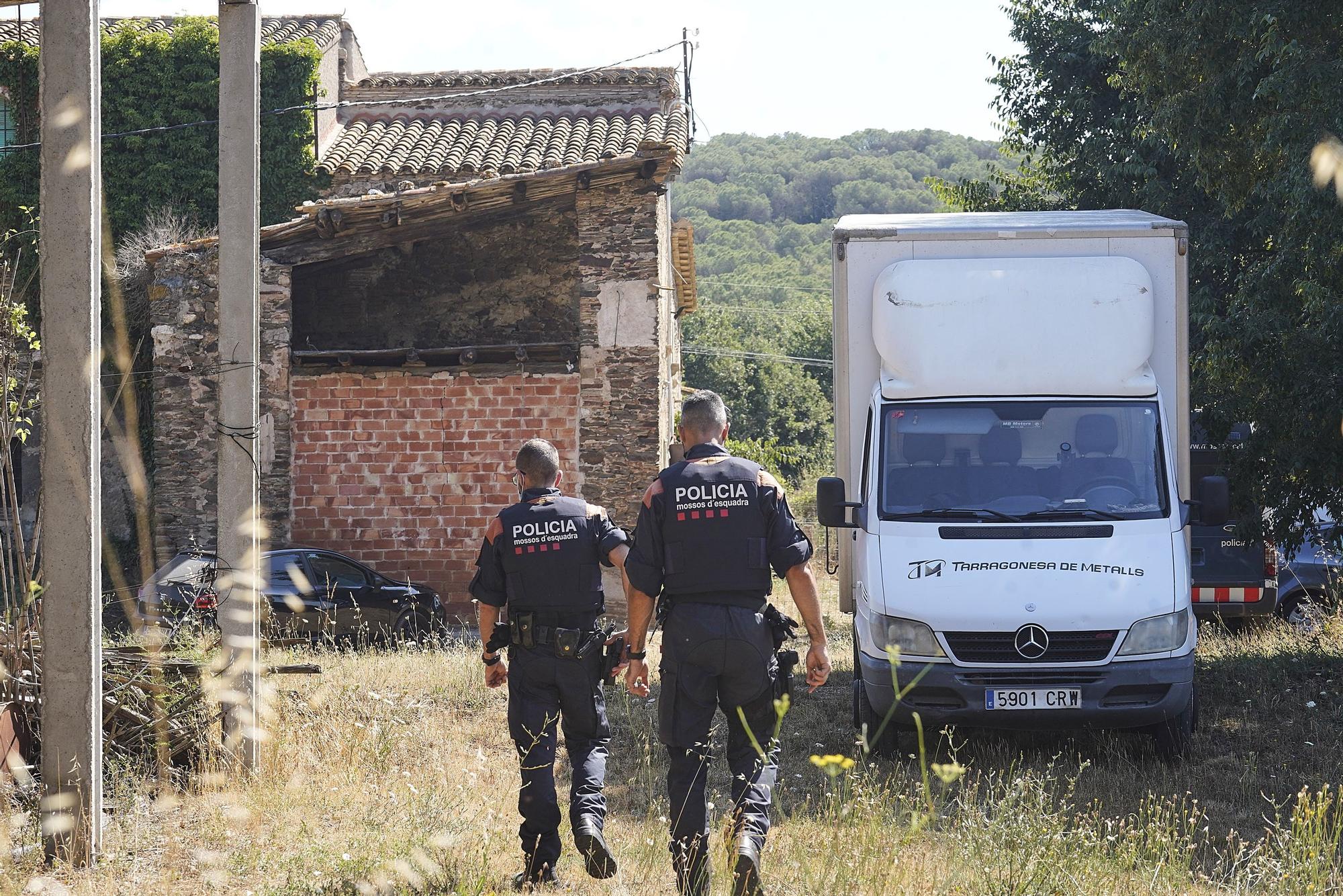 Plantació de marihuana en un mas de Quart