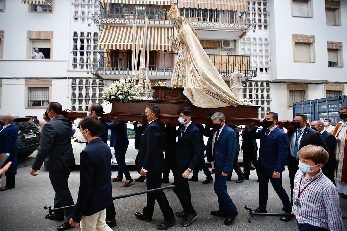 La Virgen de la Estrella, es la primera procesión que sale en Córdoba desde el inicio de la pandemia