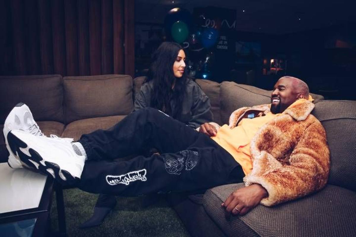 Kim Kardashian y Kanye West asisten a la gira Astroworld de Travis Scott