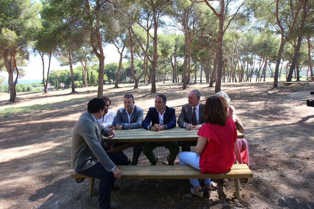 Inauguración del parque del Campamento Benítez.