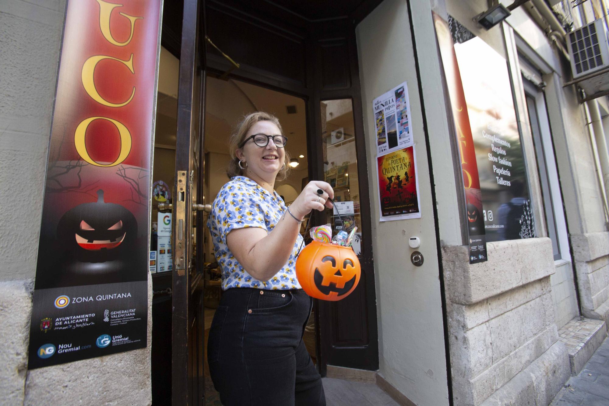 Los comercios de Alicante pierden el miedo a Halloween