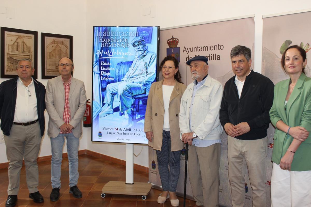 Ángel Márquez, Manuel Bellido, Soledad Raya, Rafael Rodríguez, Rafael Llamas y Lidia Bujalance, en la presentación.