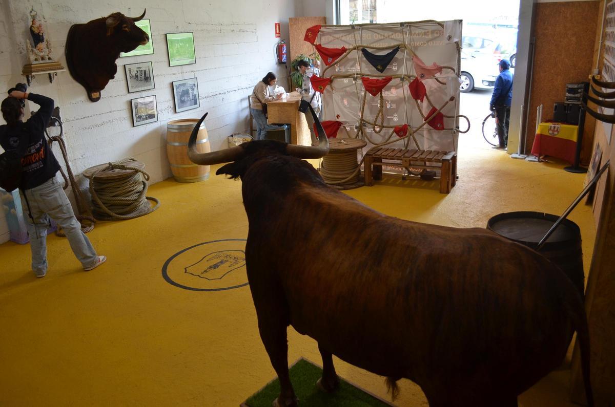 Exposición del pasado al presente del Toro Enmaromado.