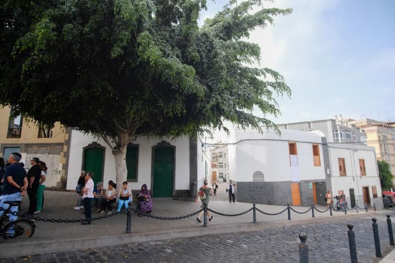 05-07-18. LAS PALMAS DE GRAN CANARIA. Colectivos de El Risco (Risco de San Nicolás, San Bernardo y San Lázaro) se congregarán con el objeto de anunciar a la opinión pública su posición respecto las actuaciones que el Ayuntamiento de Las Palmas de Gran Canaria está promoviendo en el barrio. FOTO: JOSÉ CARLOS GUERRA.  | 05/07/2018 | Fotógrafo: José Carlos Guerra