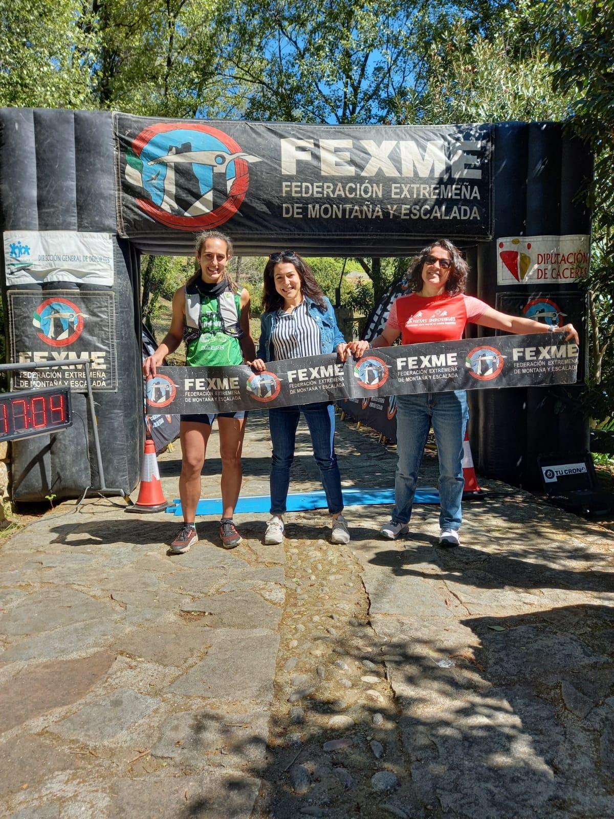 Las tres primeras clasificadas.