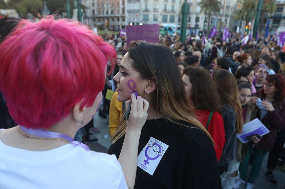 Miles de manifestantes colapsan el centro de Málaga en una marcha que comenzaba con polémica con Francisco de la Torre