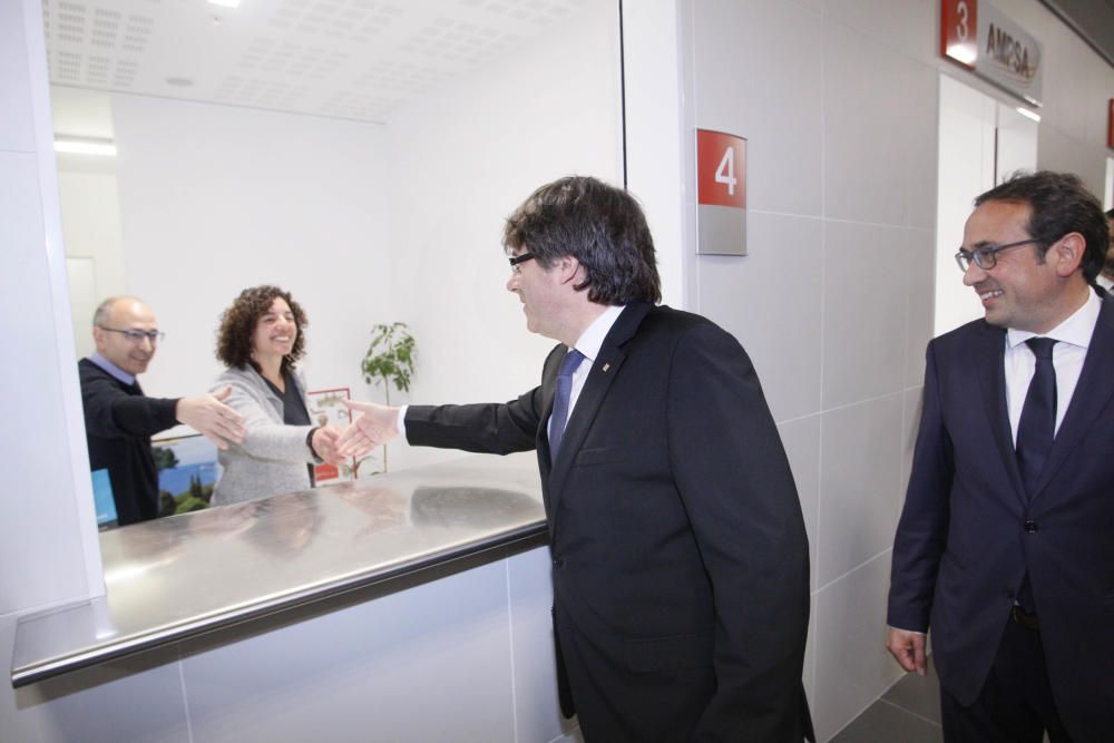 Inauguració de la nova estació d'autobusos de Girona