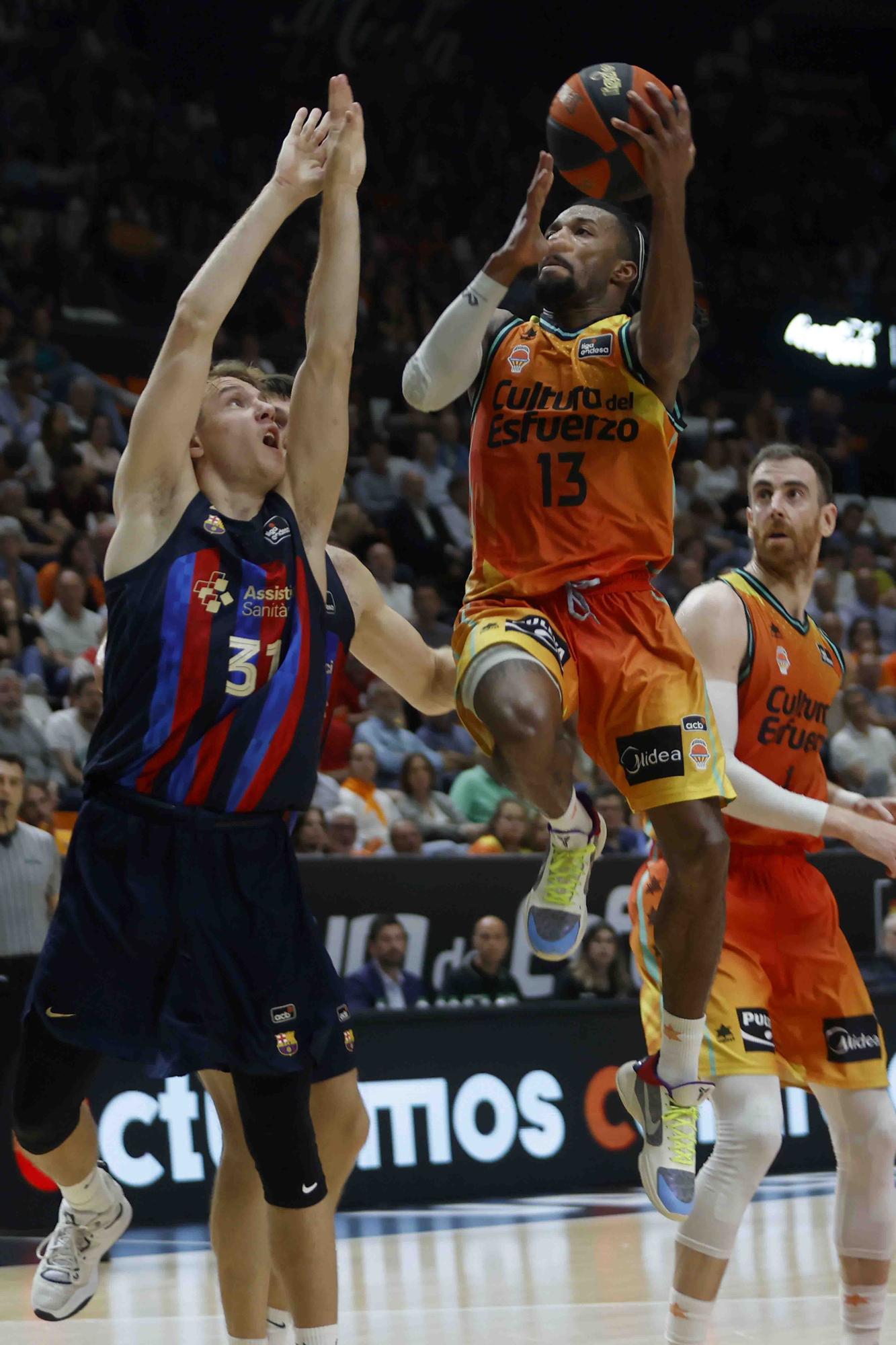 Partido Valencia Basket- F.C.Barcelona