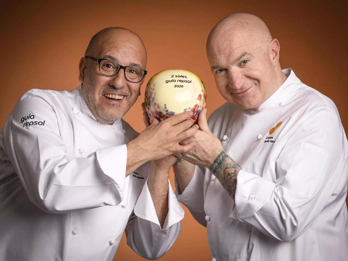 Josetxo Souto y Ramón Aso, cocineros de Callizo.