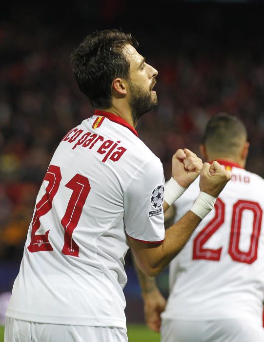 Imágenes del partido entre Sevilla y Juventus.