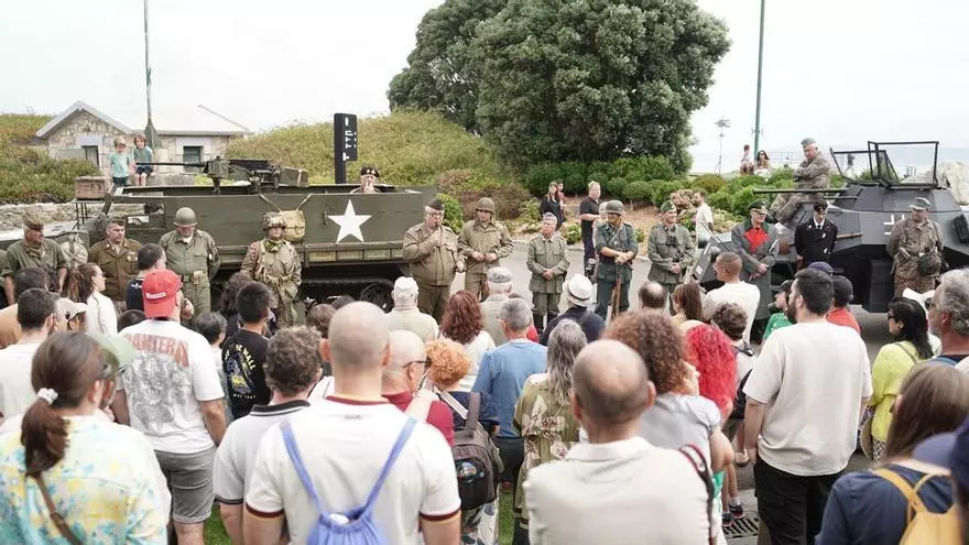Recreación histórica en el monte de San Pedro de la Segunda Guerra Mundial