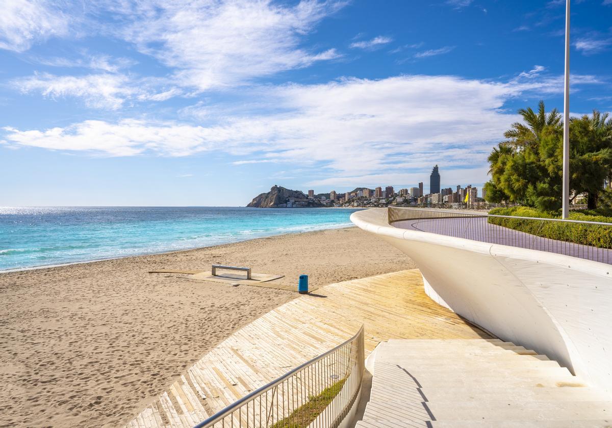 El Paseo Marítimo de la playa de Poniente