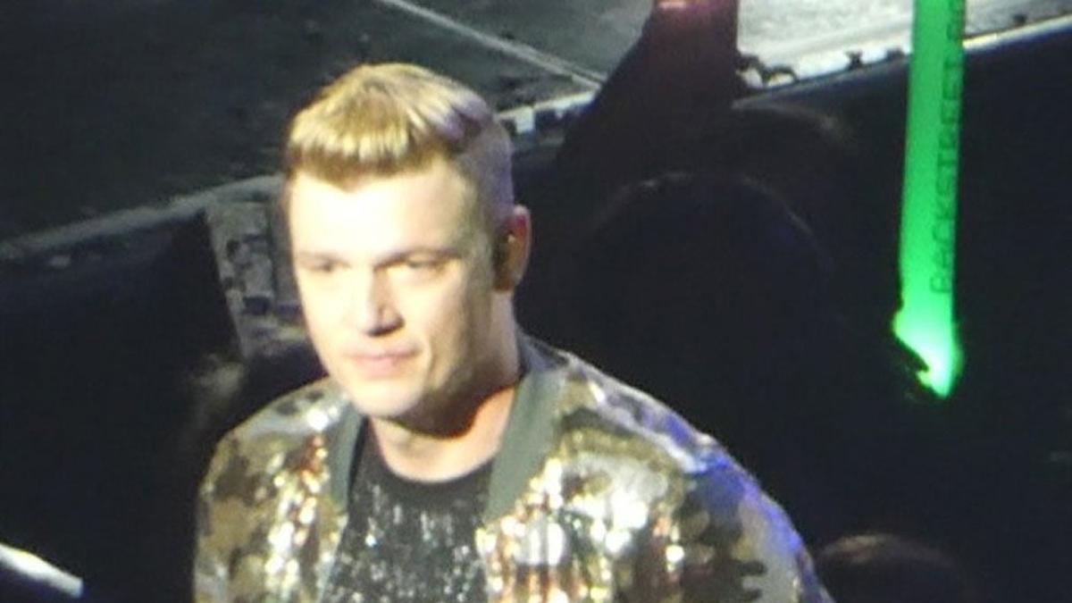 Nick Carter en concierto tras la muerte de su hermano