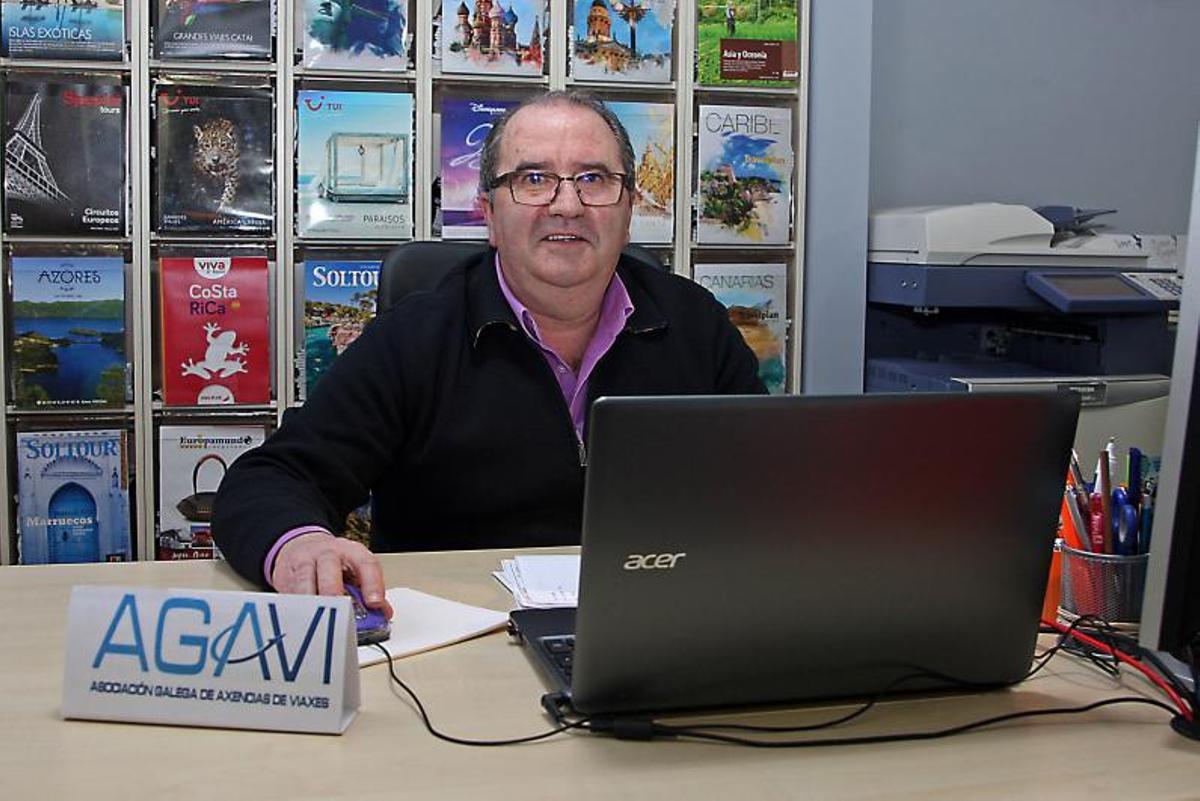 El estradense Juan Rivadulla, presidente de Agavi.