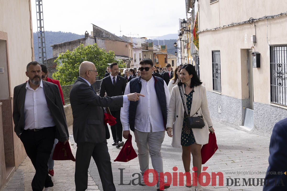 Corporación, Cofradía y Bandos realizan la 'Pedimenta' en Caravaca
