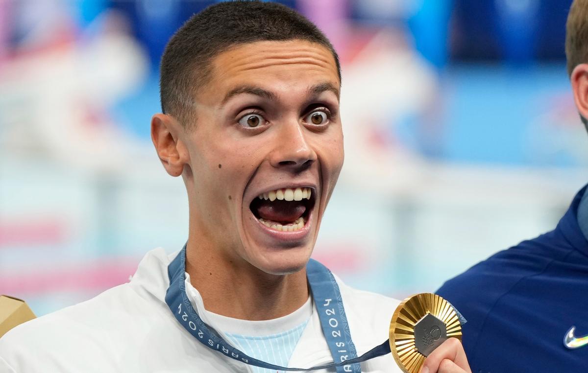 Popovici, con su oro olímpico en 200 metros libre