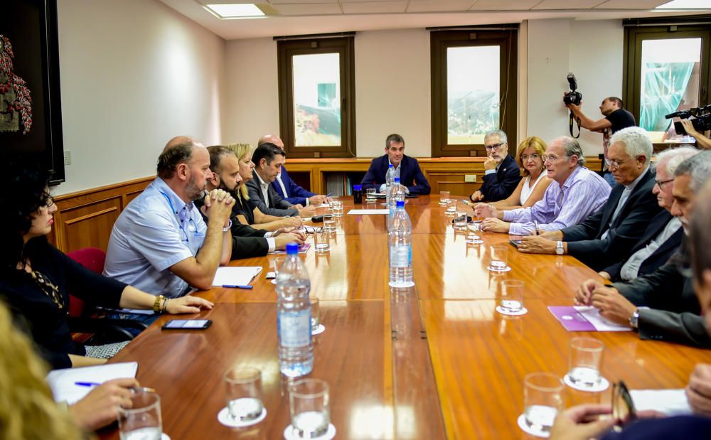 El presidente del Gobierno de Canarias, Fernando ...