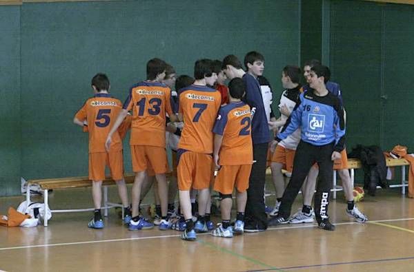 BALONMANO: Maristas-Casablanca (alevín masculino) / Maristas-Balonmano Aragón (infantil) / Maristas-Aragón Santa Isabel (benjamín mixto)